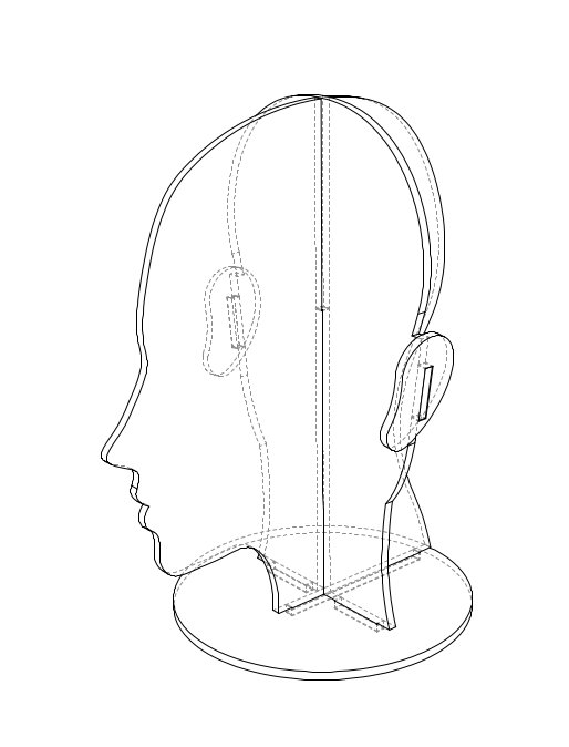 Eyewear Mannequin Head - Image 2