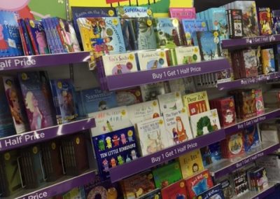 Kids books merchandising solution